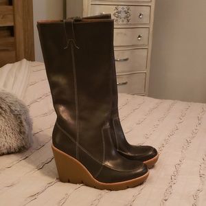 KORS by Michael Kors dipper wedge boots1